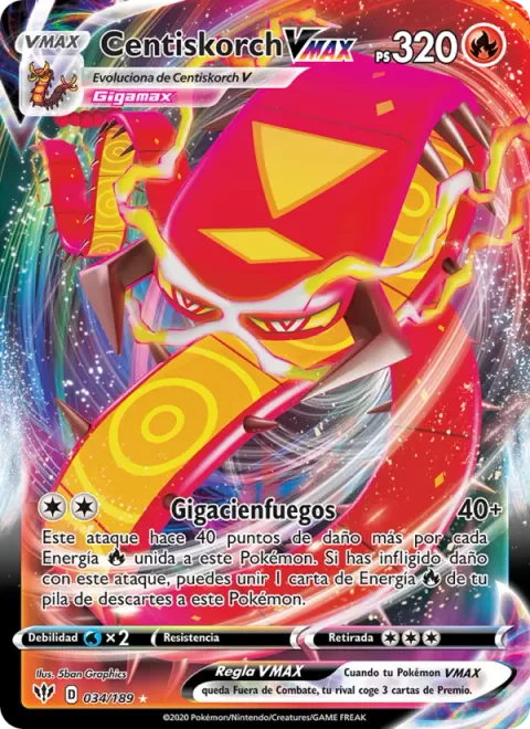 Centiskorch VMAX [G-Max Centiferno]