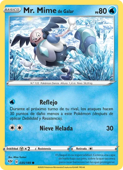 Galarian Mr. Mime [Reflect | Icy Snow]