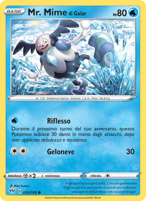 Galarian Mr. Mime [Reflect | Icy Snow]