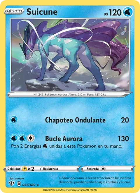 Suicune [Wave Splash | Aurora Loop]