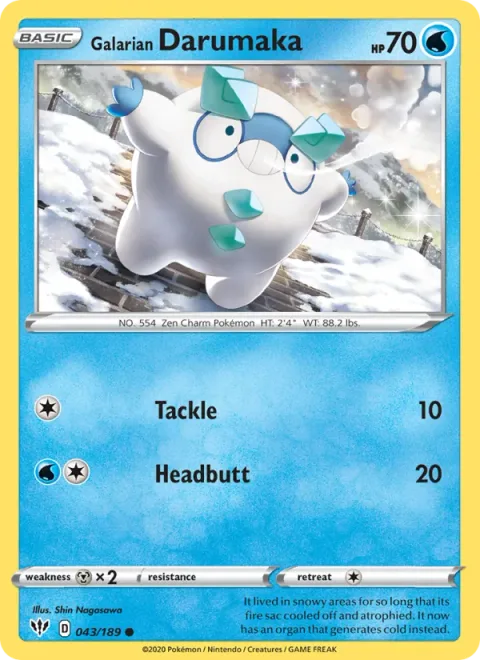 Galarian Darumaka [Tackle | Headbutt]