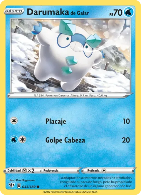 Galarian Darumaka [Tackle | Headbutt]
