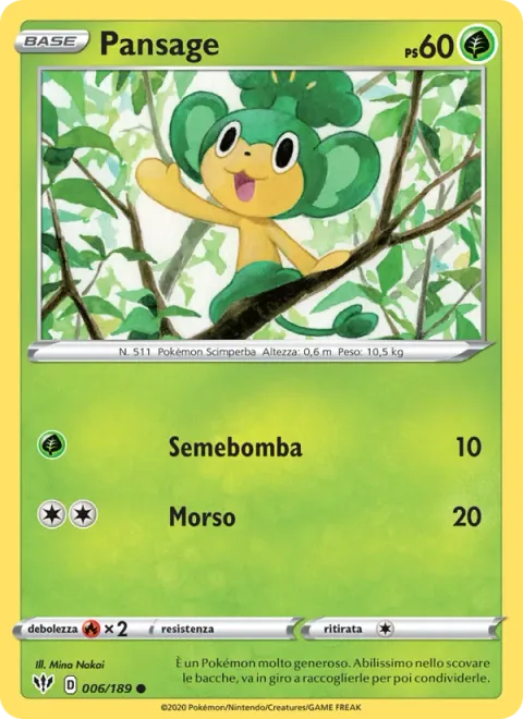 Pansage [Seed Bomb | Bite]