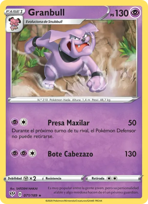 Granbull [Jaw Lock | Headbutt Bounce]