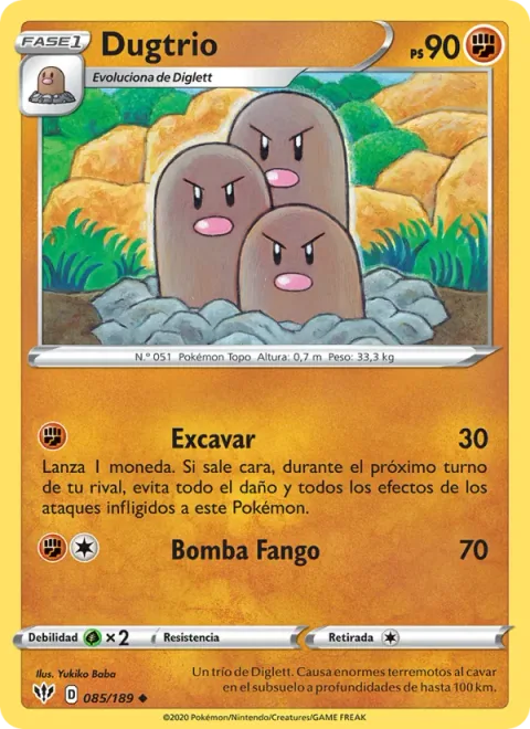 Dugtrio [Dig | Mud Bomb]