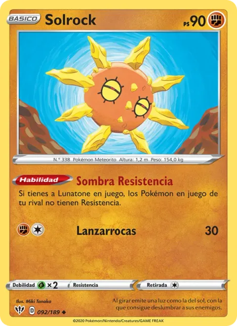 Solrock [Resistance Shade | Rock Throw]