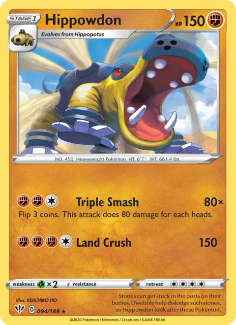 Hippowdon [Triple Smash | Land Crush]