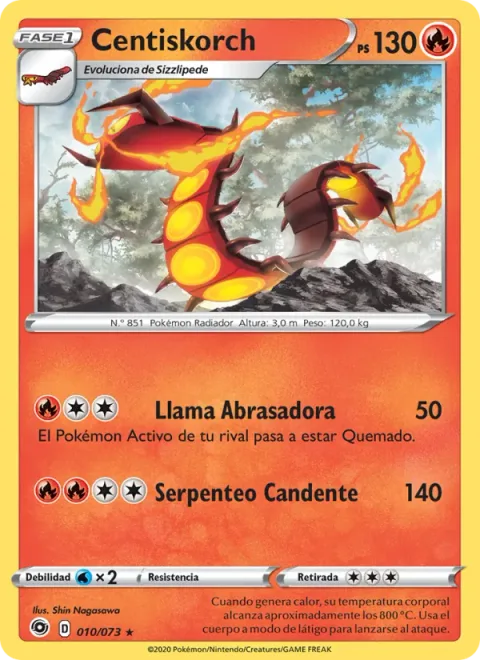 Centiskorch [Searing Flame | Heat Crawler]