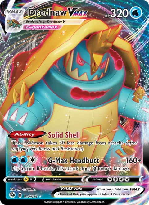 Drednaw VMAX [Solid Shell | G-Max Headbutt]