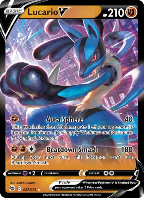 Lucario V [Aura Sphere | Beatdown Smash]