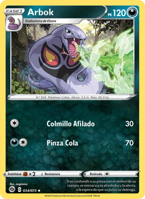Arbok [Sharp Fang | Tail Snap]