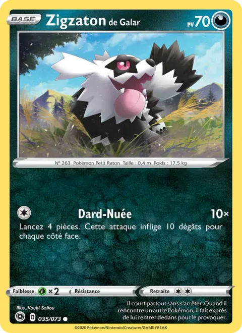 Galarian Zigzagoon [Pin Missile]