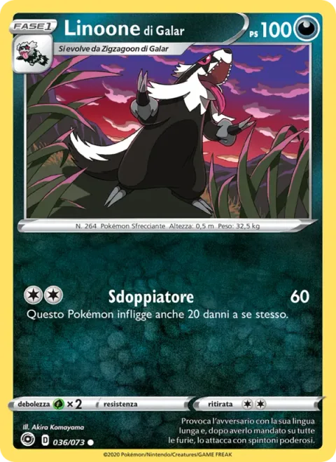 Galarian Linoone [Double-Edge]