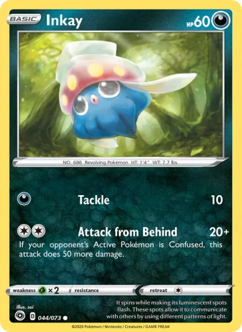 Inkay [Tackle | Attack from Behind]