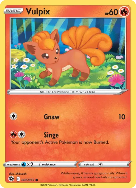 Vulpix [Gnaw | Singe]