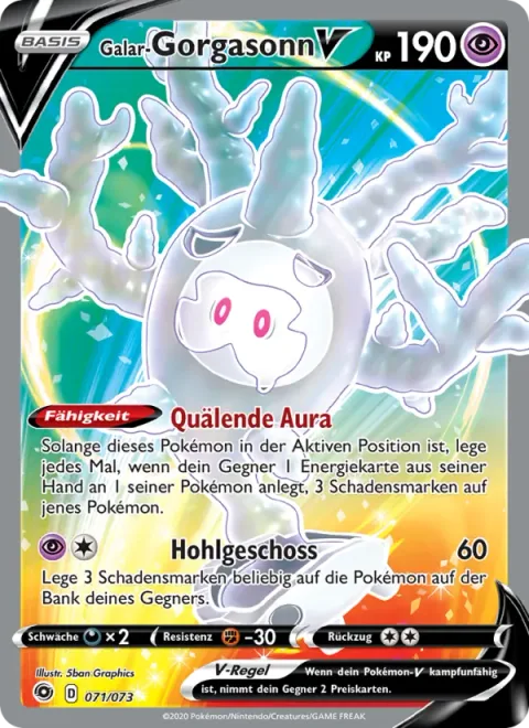 Galarian Cursola V [Gnawing Aura | Hollow Missile]