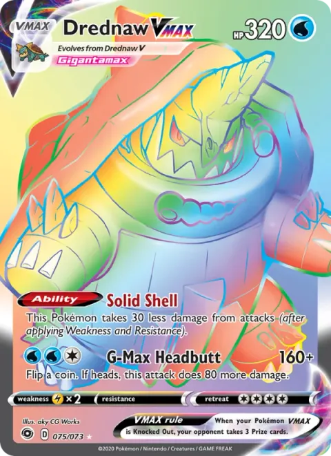 Drednaw VMAX [Solid Shell | G-Max Headbutt]