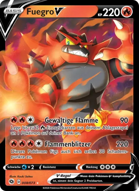 Incineroar V [Grand Flame | Flare Blitzer]