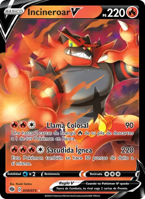 Incineroar V [Grand Flame | Flare Blitzer]