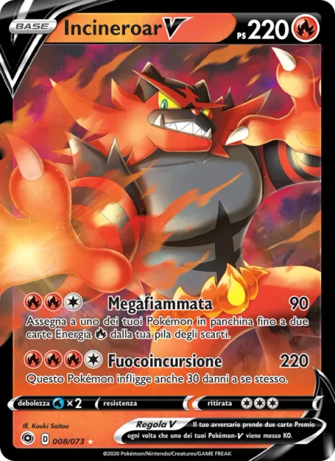 Incineroar V [Grand Flame | Flare Blitzer]