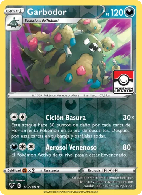 Garbodor [Trash Cyclone | Poison Spray]