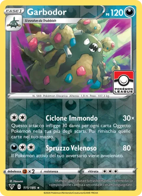 Garbodor [Trash Cyclone | Poison Spray]
