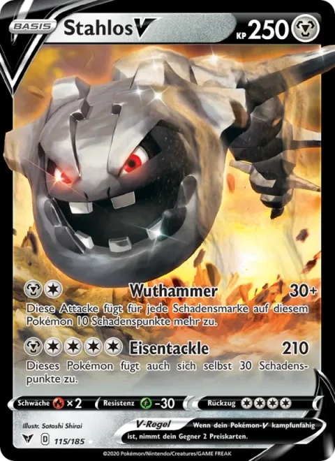 Steelix V [Raging Hammer | Iron Tackle]