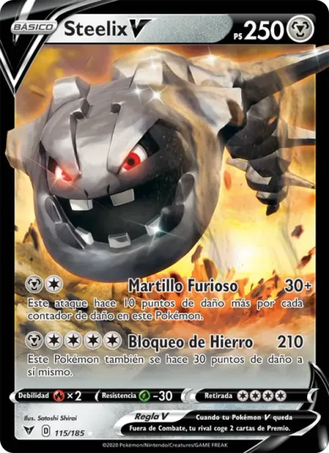 Steelix V [Raging Hammer | Iron Tackle]