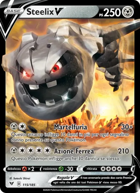 Steelix V [Raging Hammer | Iron Tackle]