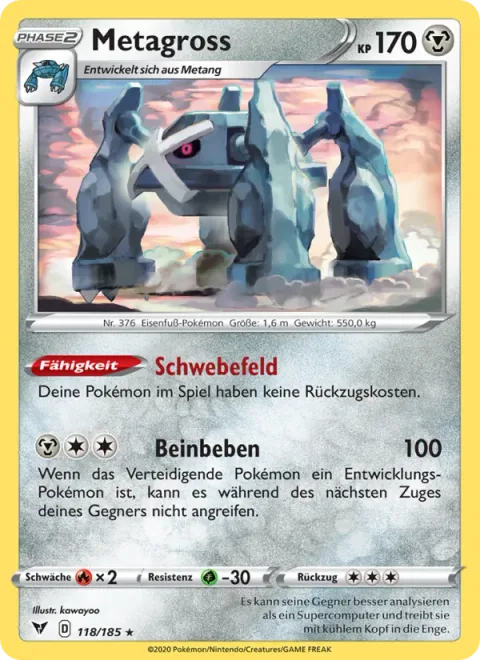 Metagross [Levitation Field | Leg Quake]