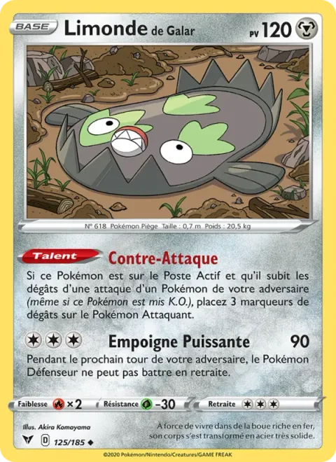 Galarian Stunfisk [Counterattack | Grip and Squeeze]