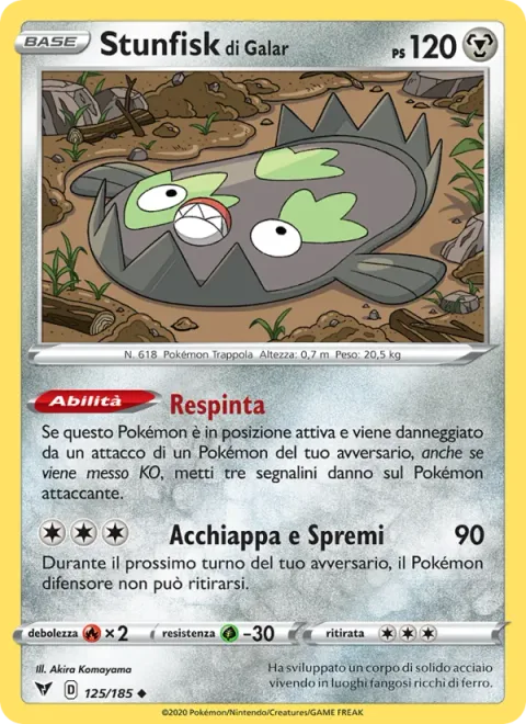 Galarian Stunfisk [Counterattack | Grip and Squeeze]