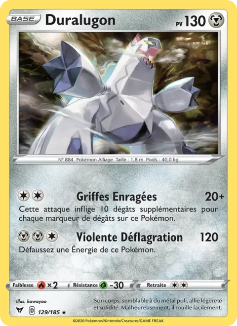 Duraludon [Raging Claws | Power Blast]