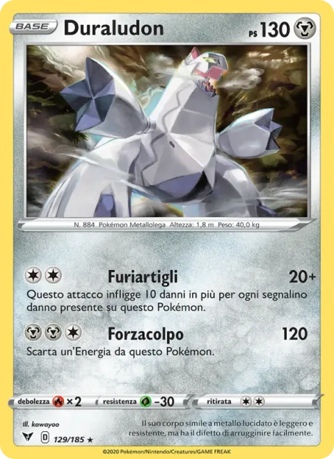 Duraludon [Raging Claws | Power Blast]