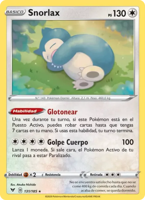 Snorlax [Gormandize | Body Slam]