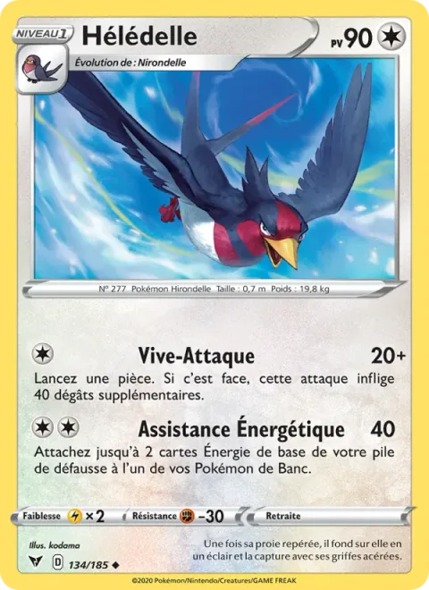Swellow [Quick Attack | Energy Assist]
