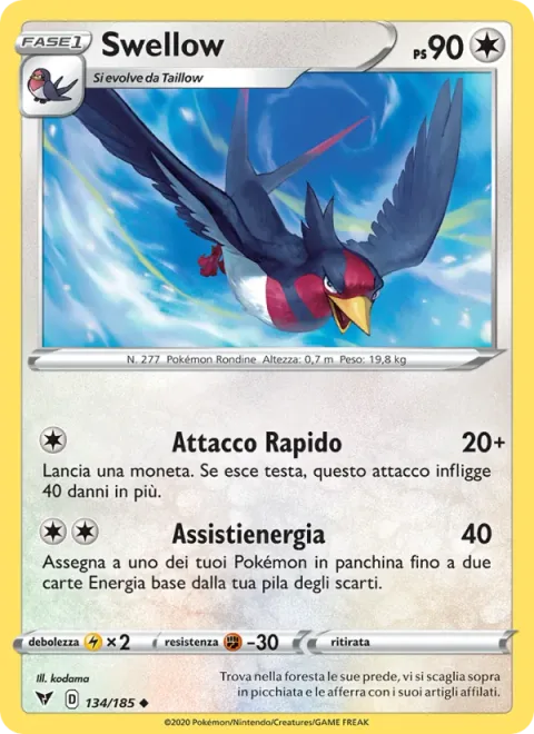 Swellow [Quick Attack | Energy Assist]