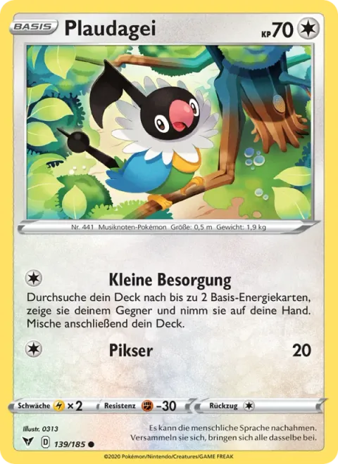 Chatot [Minor Errand-Running | Peck]