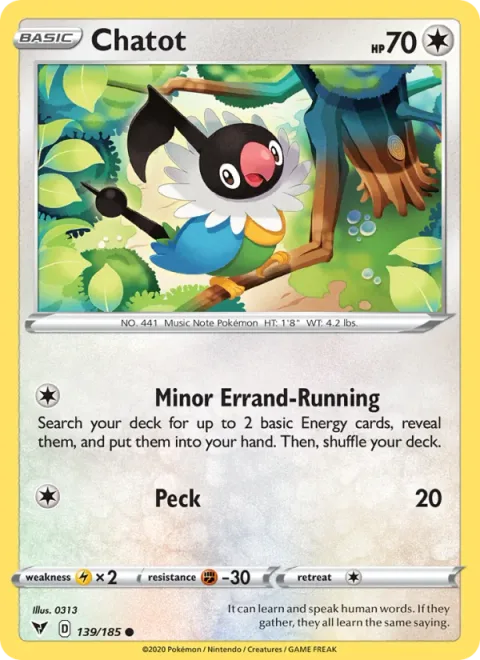 Chatot [Minor Errand-Running | Peck]