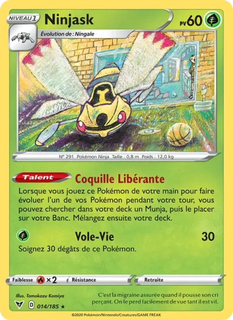 Ninjask [Cast-Off Shell | Absorb]