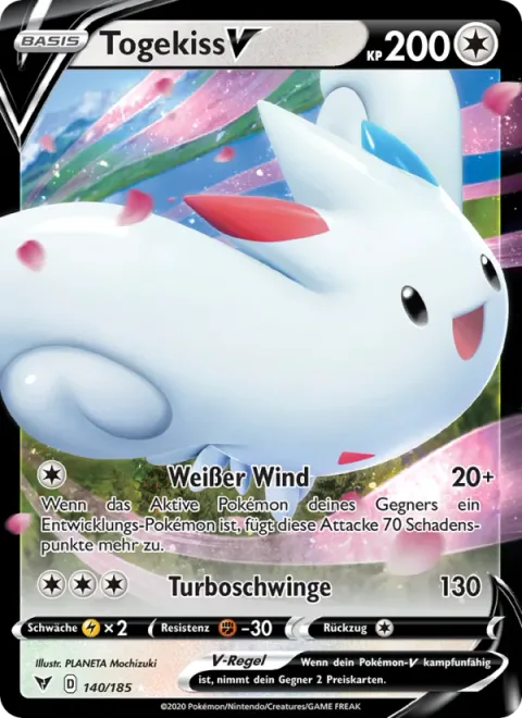 Togekiss V [White Wind | Speed Wing]