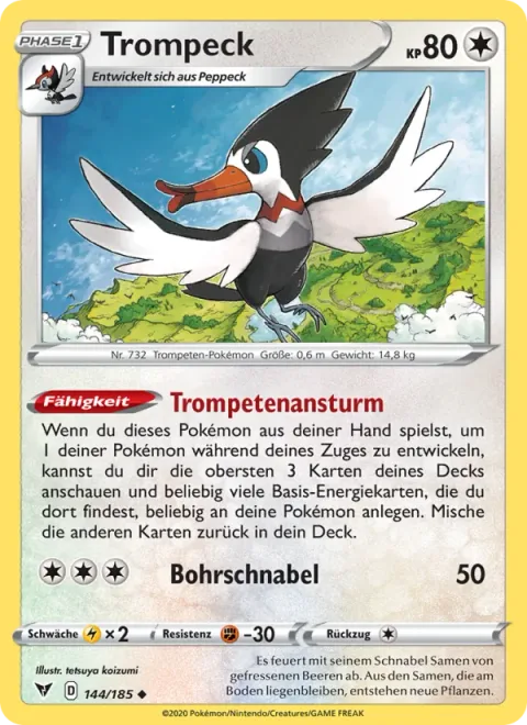 Trumbeak [Charging Trumpet | Drill Peck]
