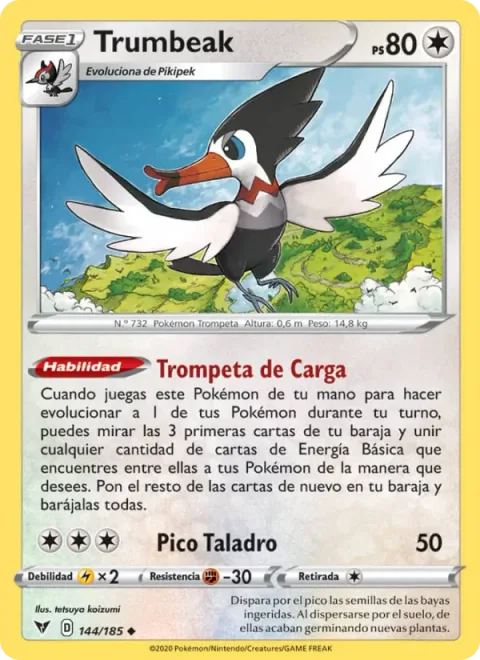 Trumbeak [Charging Trumpet | Drill Peck]
