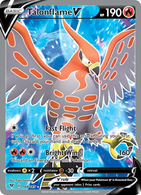 Talonflame V [Fast Flight | Bright Wing]