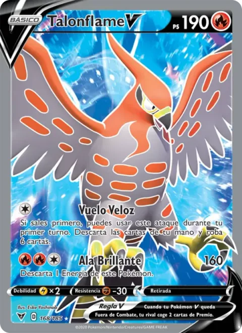 Talonflame V [Fast Flight | Bright Wing]