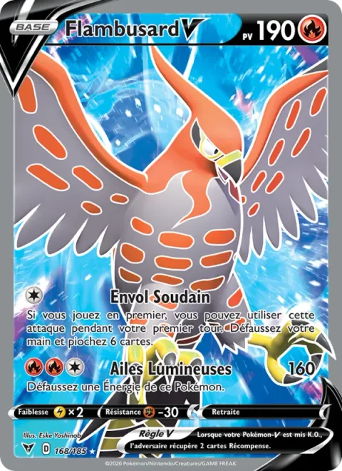 Talonflame V [Fast Flight | Bright Wing]