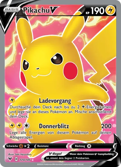Pikachu V [Charge | Thunderbolt]