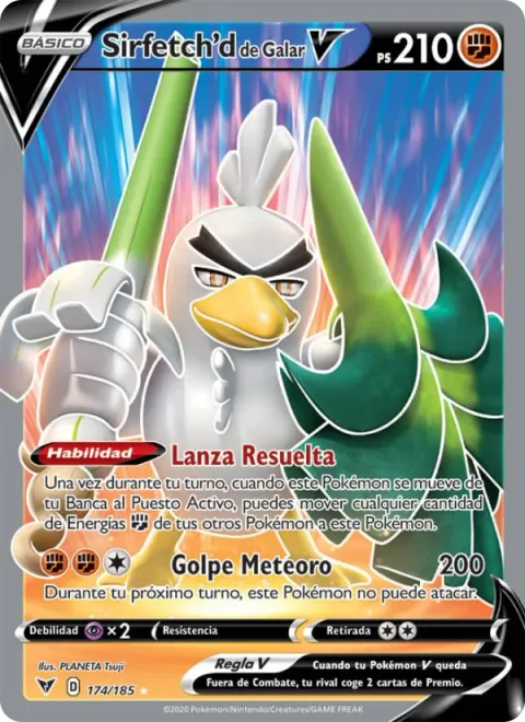 Galarian Sirfetch'd V [Resolute Spear | Meteor Smash]