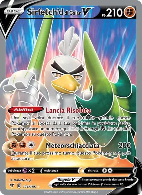 Galarian Sirfetch'd V [Resolute Spear | Meteor Smash]