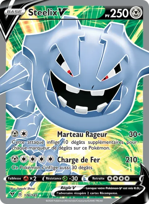Steelix V [Raging Hammer | Iron Tackle]